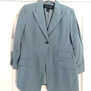 Linda Allard Ellen Tracy Linen Blend Jacket